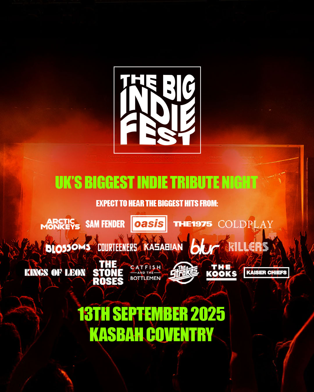 The Big Indie Fest 13th Sep (Pre-Club show)